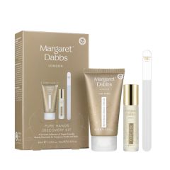 Margaret Dabbs London PURE Hands Discovery Kit (75ml PURE Repairing Hand Cream, PURE Cuticle Oil, Small Crystal Nail File) 