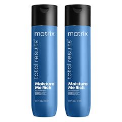 Matrix Total Results Moisture Me Rich Shampoo for Dry Hair 300ml Double