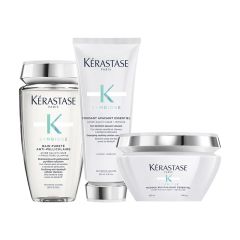 Kérastase Symbiose Purifying & Detangling Anti-Dandruff Shampoo, Conditioner & Mask Pack 