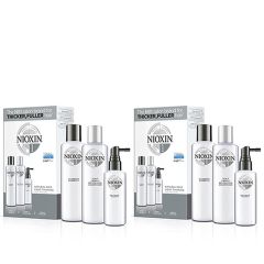 Nioxin 3-Part System Kit 1 for Natural Hair with Light Thinning Double