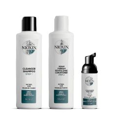 Nioxin 3-Part System Kit 2 for Natural Hair with Progressed Thinning 