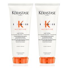 Kérastase Nutritive Lait Vital High Nutrition Ultra-Light Conditioner With Niacinamide For Dry, Fine To Medium Hair 200ml Double