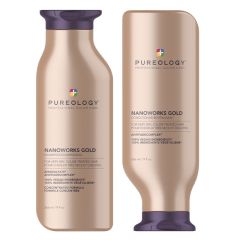 Pureology Nanoworks Gold Shampoo 266ml and Conditioner 266ml Duo