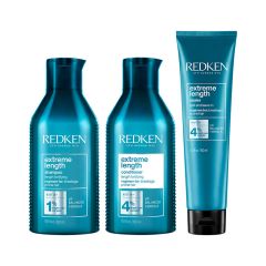 Redken Extreme Length Shampoo 300ml, Conditioner 300ml & Sealer 150ml Pack