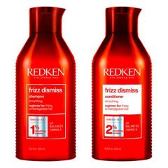 Redken Frizz Dismiss Shampoo 500ml & Frizz Dismiss Conditioner 500ml Duo