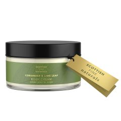 Scottish Fine Soaps Naturals Coridander & Lime Leaf Body Cream Jar 200ml