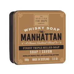 Scottish Fine Soaps - Whisky Cocktail Manhattan Soap in a Tin 100g