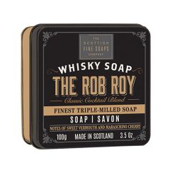 Scottish Fine Soaps - Whisky Cocktail Rob Roy Soap in a Tin 100g