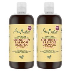 Shea Moisture Jamaican Black Castor Oil Strengthen and Restore Shampoo 473ml Double
