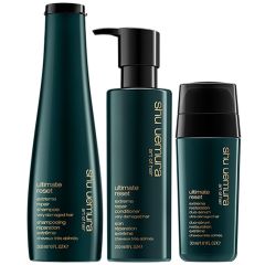 Shu Uemura Art of Hair Ultimate Reset Shampoo 300ml, Conditioner 250ml & Serum 30ml Pack 
