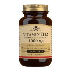 Solgar Vitamin B12 1000mcg Nuggets 100 Tablets