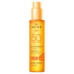 NUXE Tanning Sun Oil SPF50 High Protection Face & Body 150ml