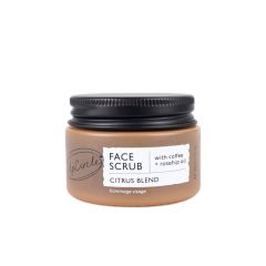UpCircle Face Scrub Citrus Blend with Coffee + Rosehip Oil - Travel Size 30ml