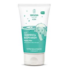 Weleda Kids 2in1 Shampoo & Bodywash - Mighty Mint 150ml