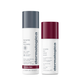 Dermalogica Dynamic Skin Retinol Serum 30ml and Dynamic Skin Recovery SPF50 50ml Duo