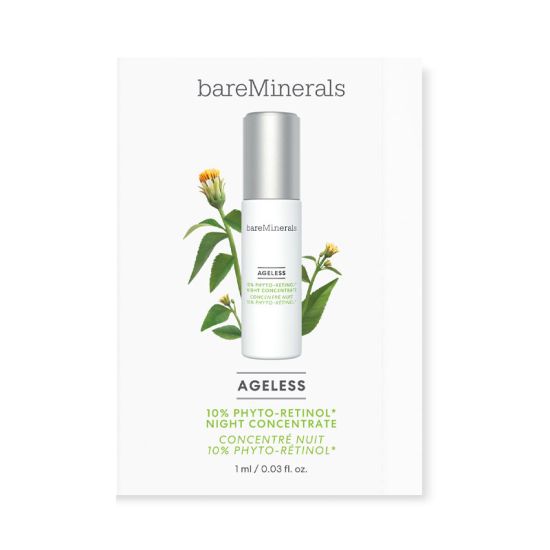 Free bareMinerals Ageless Phyto-Retinol 10% Night Concentrate- 1g/1ml Uncarded Packette Sample