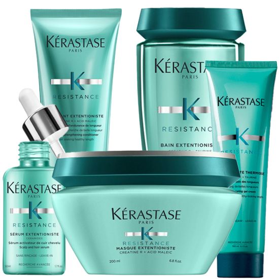 Kerastase Bain Extentioniste 250ml, Fondant Extentioniste 200ml, Masque Extentioniste 200ml, Serum Extentioniste 50ml, Extentioniste Thermique 150ml Pack