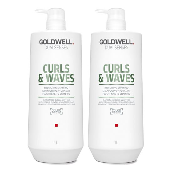 Goldwell Dualsenses Curls and Waves Shampoo 1000ml Double - Worth £118