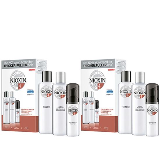 Nioxin 3-Part System Kit 4 for Colored Hair with Progressed Thinning Double