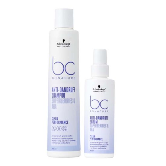 Schwarzkopf BC Bonacure Anti-Dandruff Shampoo 250ml & BC Bonacure Anti-Dandruff Hair Serum 100ml Duo