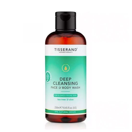 Tisserand Aromatherapy Tea Tree & Aloe Deep Cleansing Face & Body Wash 250ml