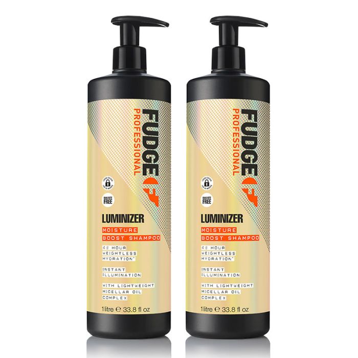 Fudge DOUBLE Luminizer Moisture-Boosting Shine-Enhancing Strengthening  Shampoo 1000ml | Gorgeous Shop
