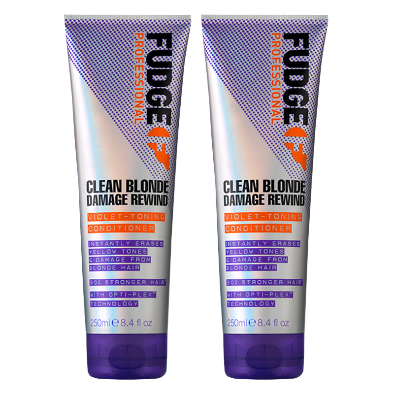 Fudge Clean Blonde Damage Rewind Purple Violet Toning & Repair Conditi