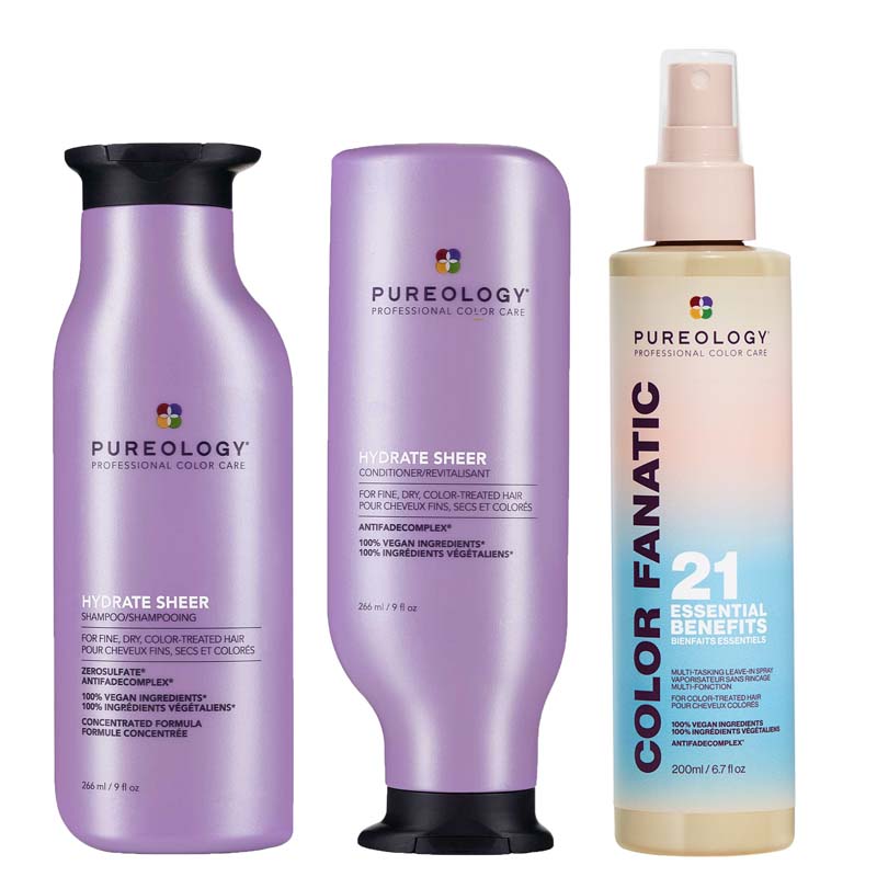 Pureology Hydrate Sheer Shampoo 266ml, Hydrate Sheer Conditioner 266ml