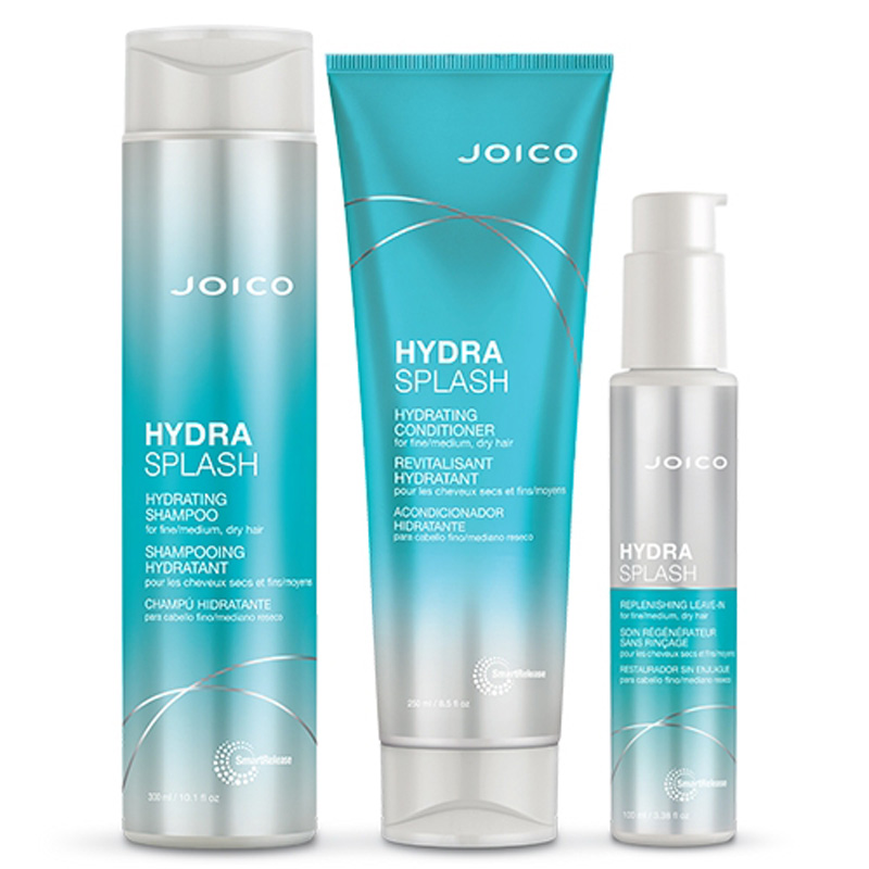 JOICO HydraSplash Hydrating Shampoo 300ml, Conditioner 250ml & Repleni
