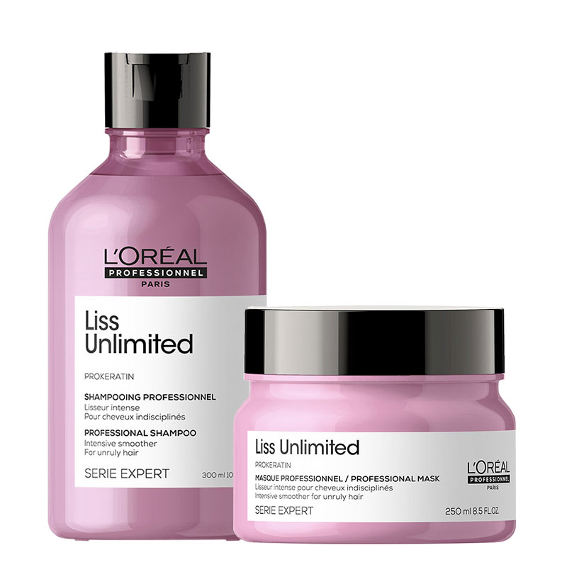 L'Oréal Professionnel Serie Expert Liss Shampoo 300ml and Masque 250m