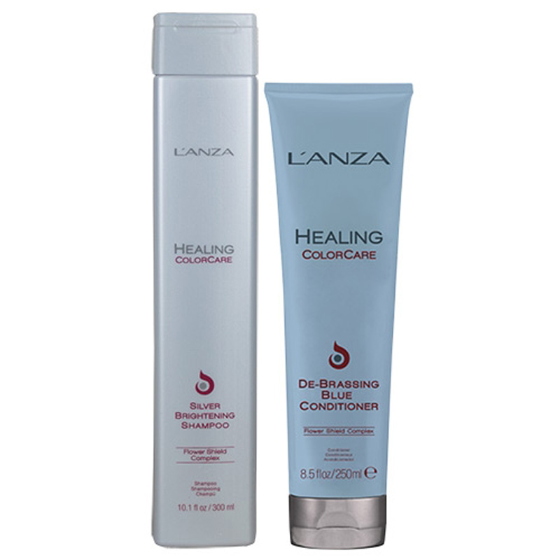 L'ANZA Healing Colorcare Silver Brightening Shampoo 300ml & ColorCare