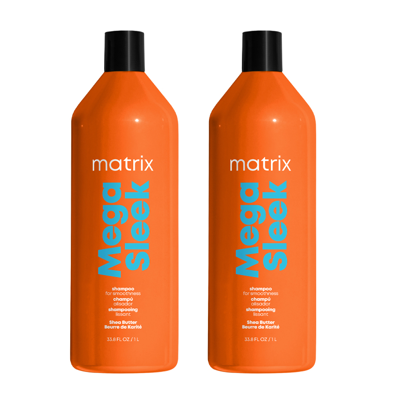Matrix Total Results Mega Sleek Shampoo 1000ml & Conditioner 1000ml Du