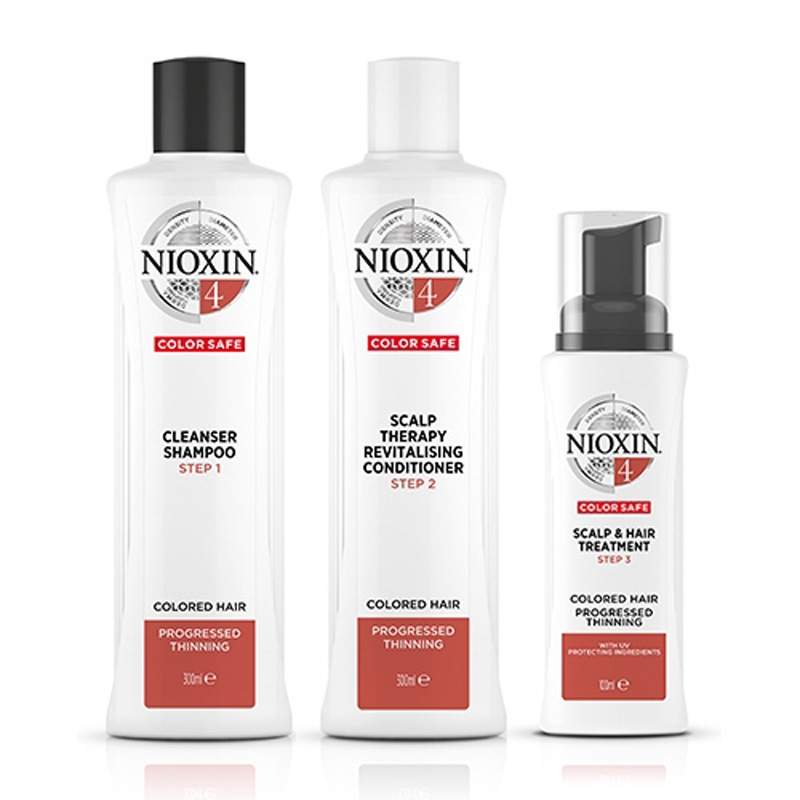 Nioxin System 4 Shampoo 300ml, Therapy Revitalizing Conditioner 300ml