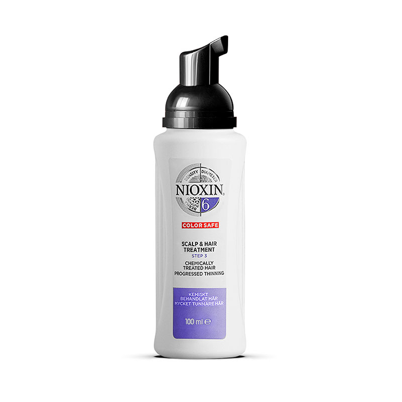 Nioxin System 6 Scalp & Hair Treatment for Chemically Treated Hair wit