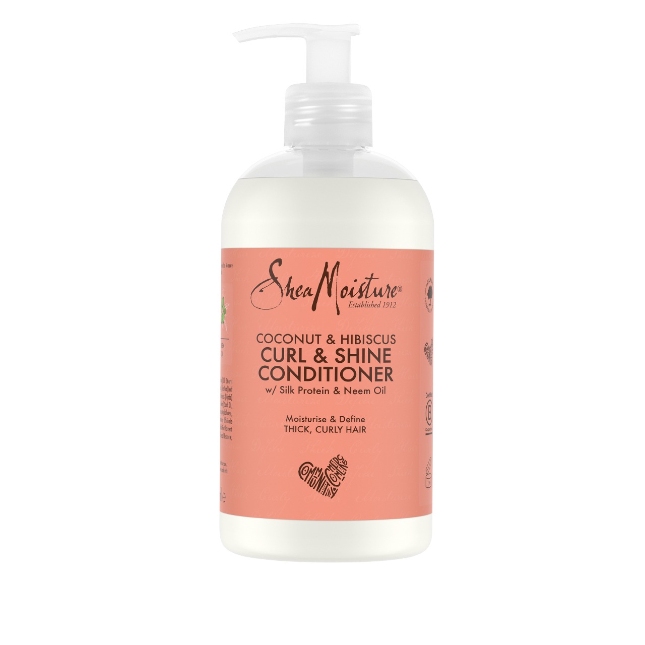 Shea Moisture Clear Coconut & Hibiscus Curl & Shine Conditioner 384Ml In - Image 4