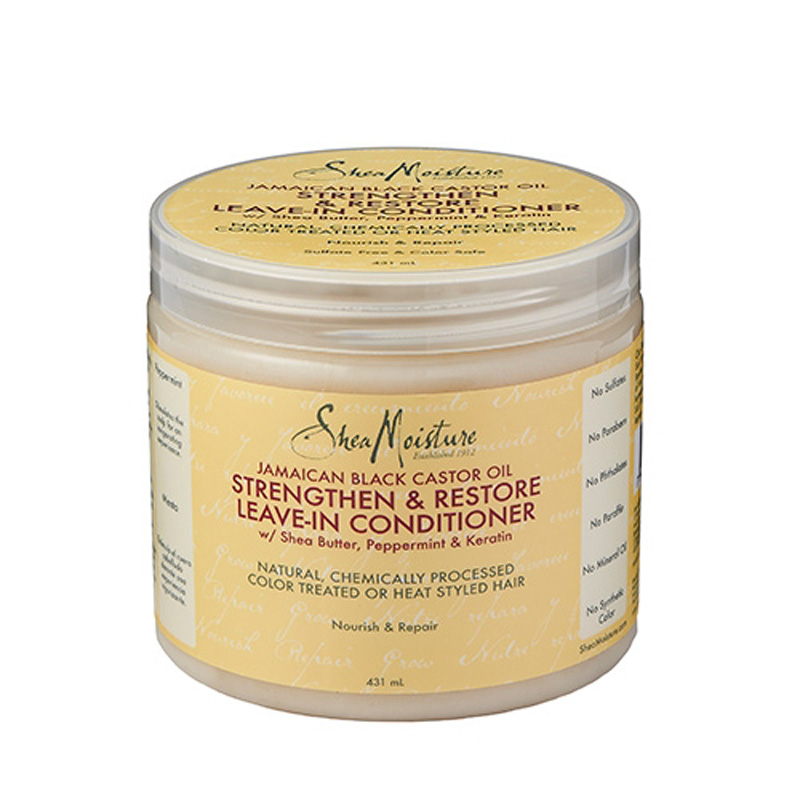 Shea Moisture Black Jamaican Castor Oil Strengthening Leave In Conditi