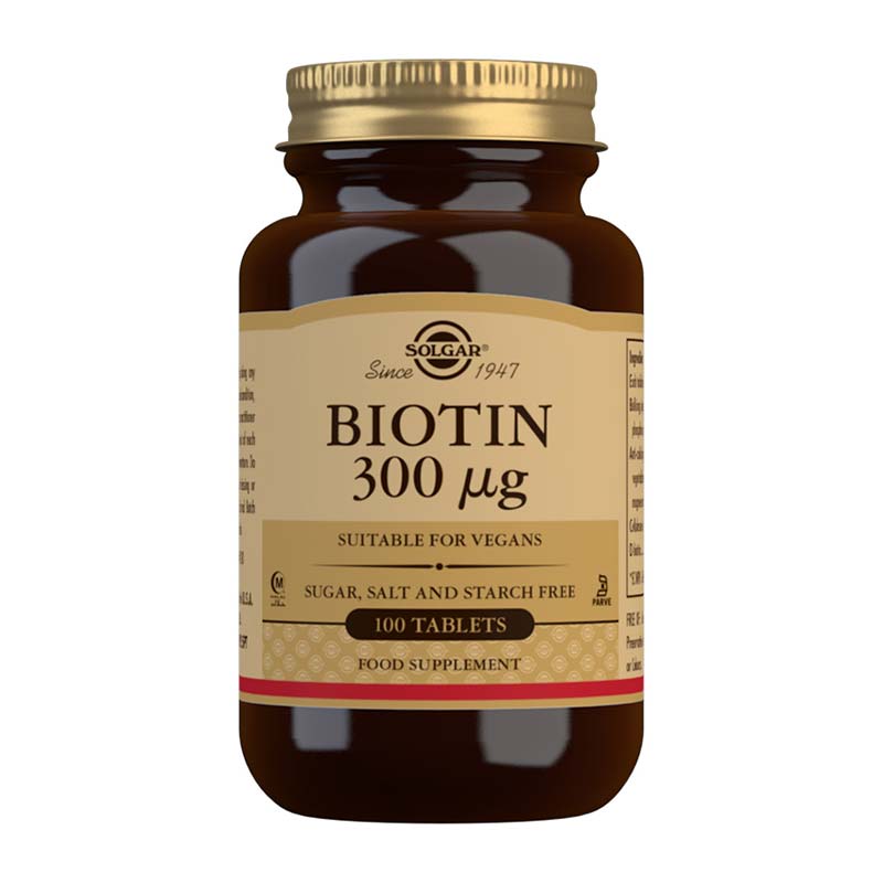 Solgar Gold Biotin 300Mcg 100 Tablets