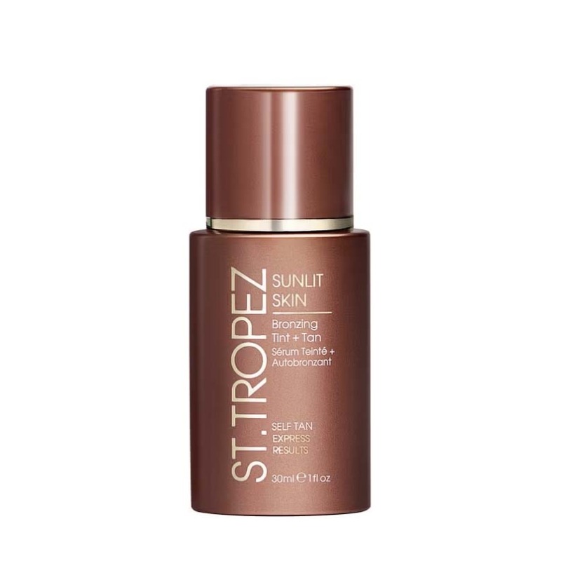 St.tropez Women's Bronze/Red/Yellow St. Tropez Sunlit Skin Express Bronzing Tint Self Tan 30Ml