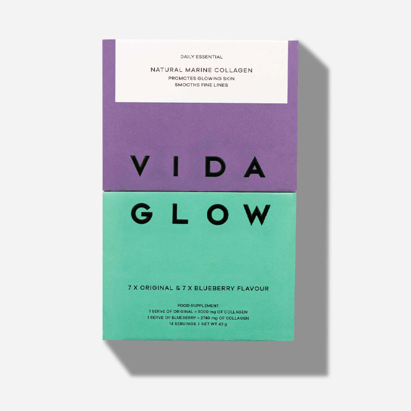 Vida Glow Mixed Natural Marine Collagen Trial Pack – 14 Serves 14 X