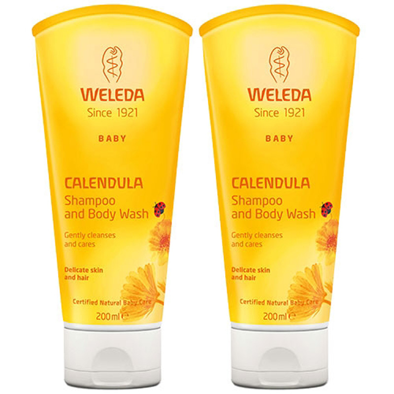 Weleda Calendula Oil Shampoo & Body Wash Double
