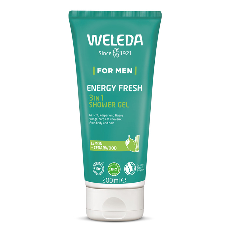Weleda Men's For Energy Fresh 3In1 Shower Gel 200Ml