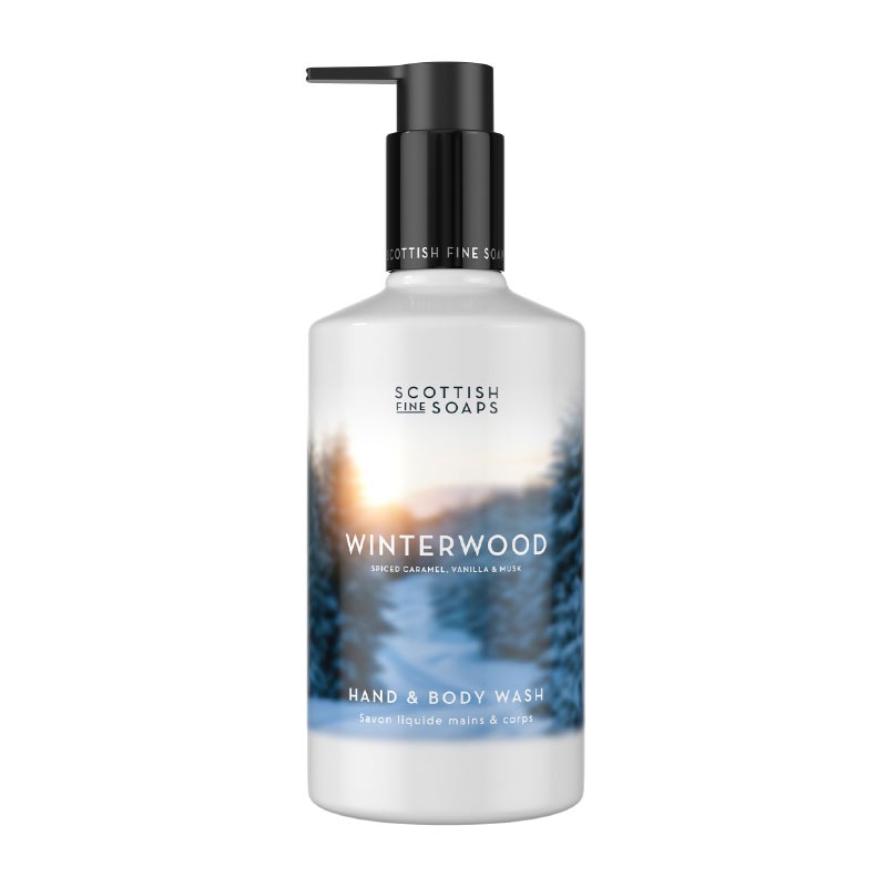 Scottish Fine Soaps Golden Winterwood Hand & Body Wash 300Ml