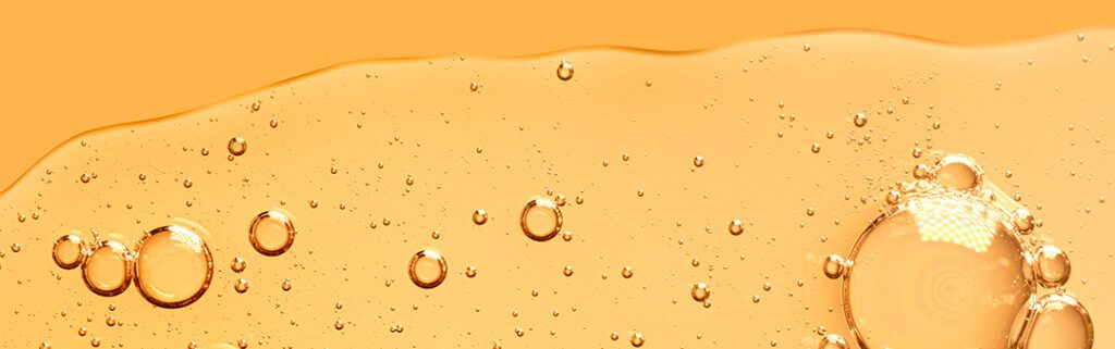colourful splodge to illustrate orange benefits for the skin